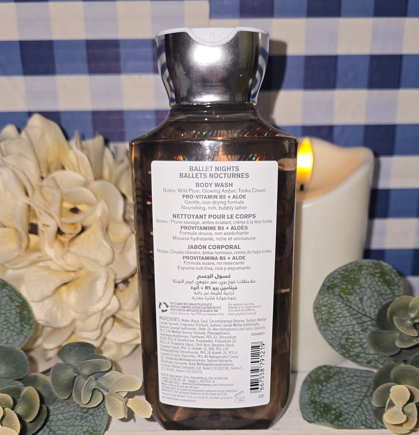 New Bath and Body Works Ballet Nights Body Wash, Shower Gel 10 fl oz
