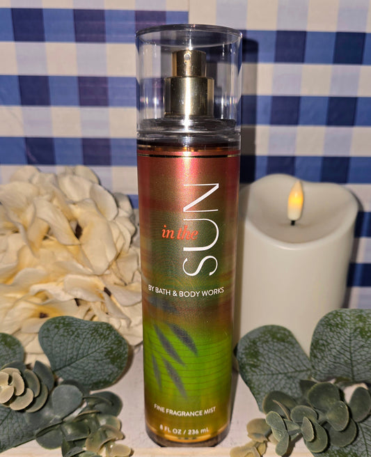 New Bath & Body Work In The Sun Body Mist, Body Spray, Hair Mist, Linen Spray 