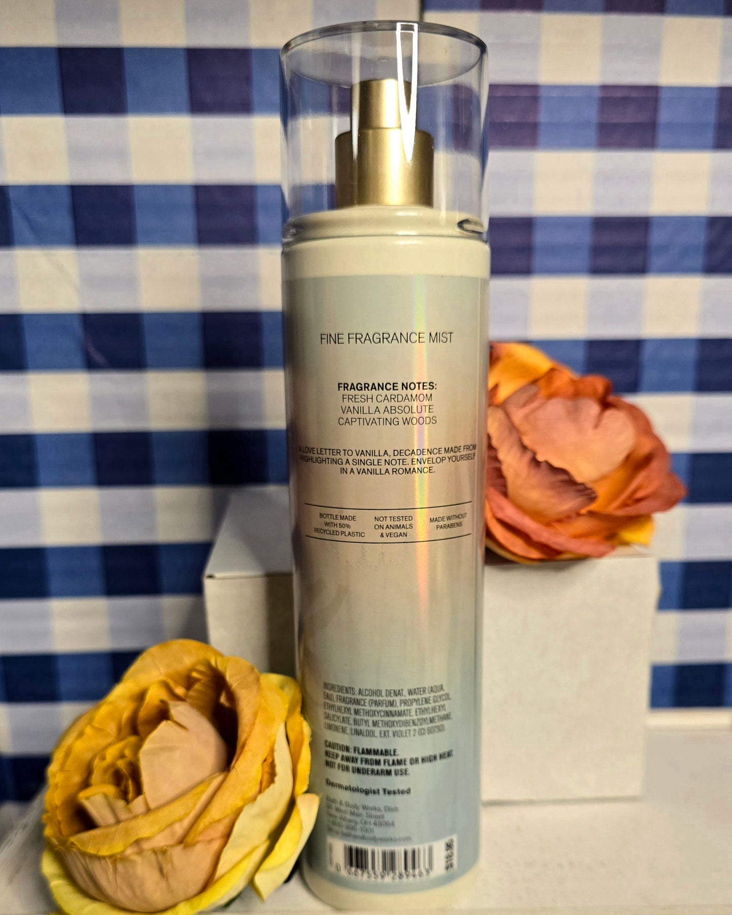 Bath & Body Works Vanilla Romance Fine Fragrance Body Mist, Body Spray, Hair Mist,
