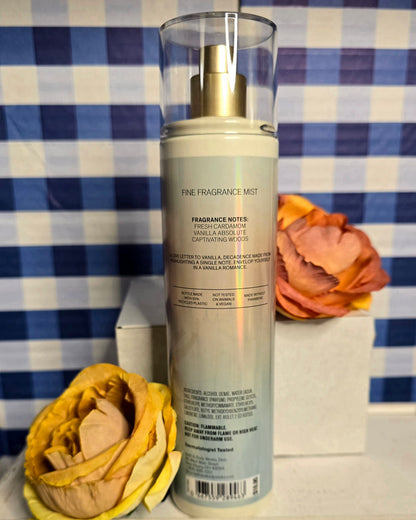 Bath & Body Works Vanilla Romance Fine Fragrance Body Mist, Body Spray, Hair Mist,