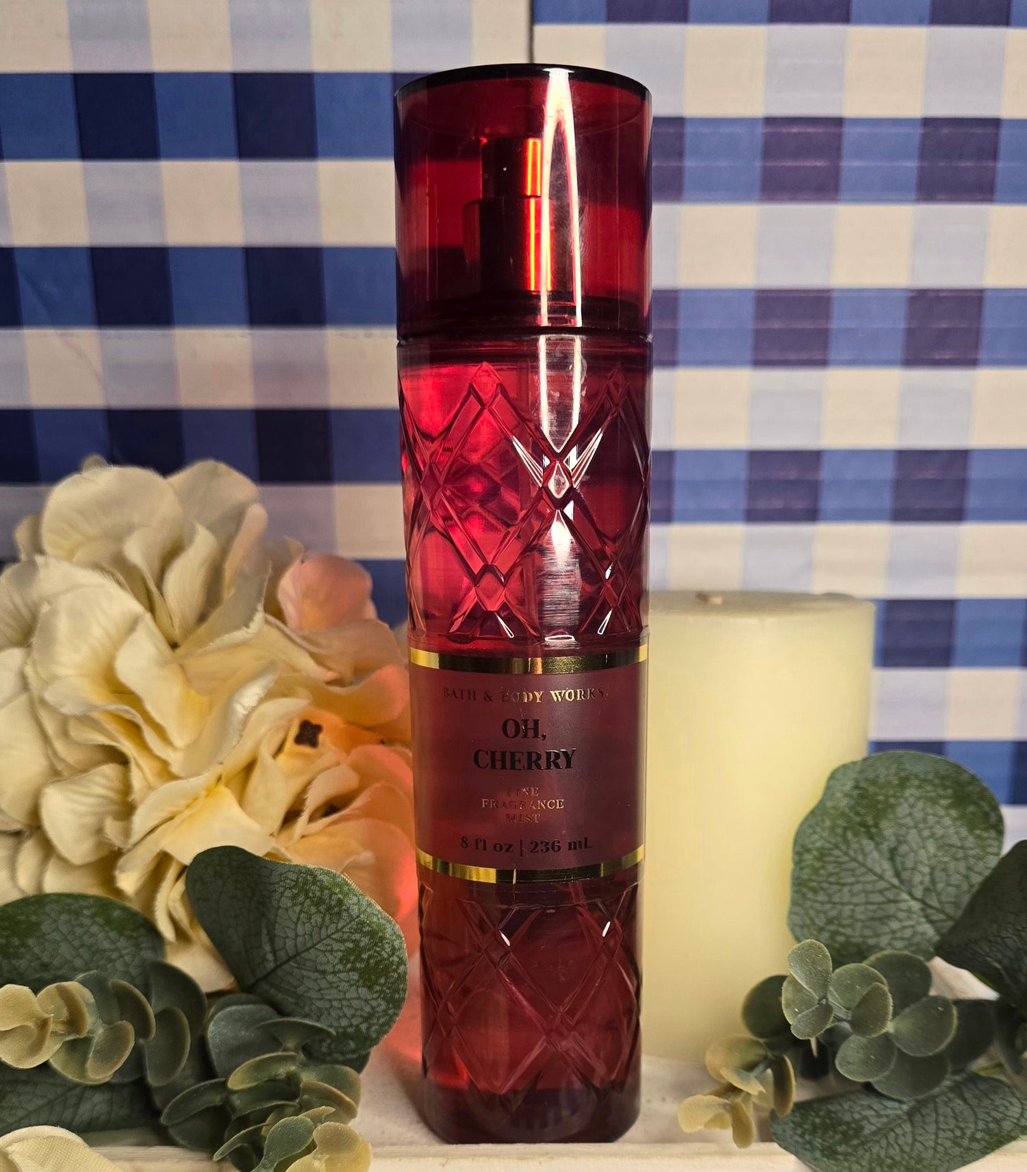 New Bath and Body Works Oh, Cherry Fine Fragrance Mist/Body Spray 8 fl oz