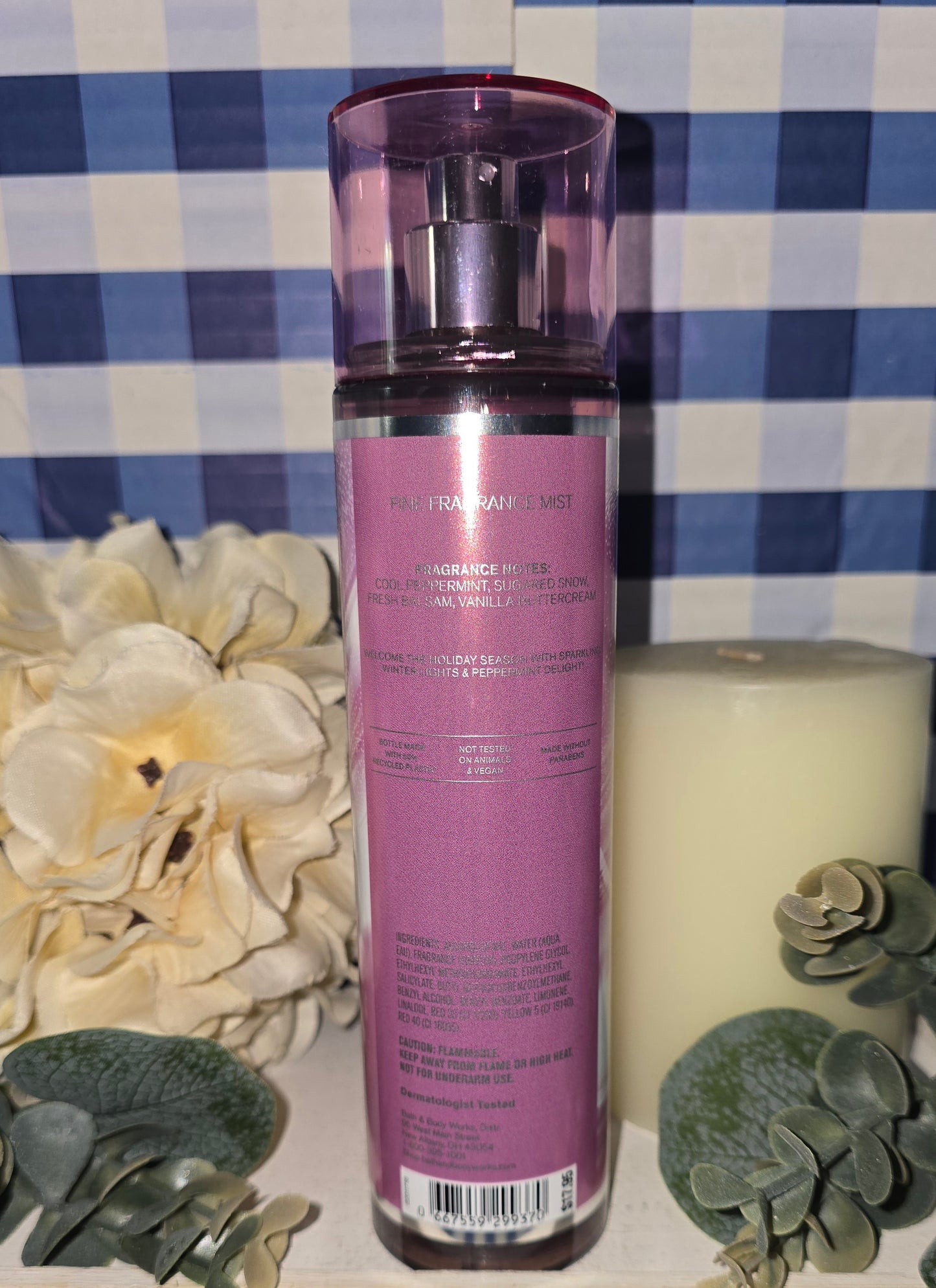 Bath & Body Works Twisted Peppermint Fine Fragrance Body Mist, Body Spray, Hair Mist, and Linen Spray
