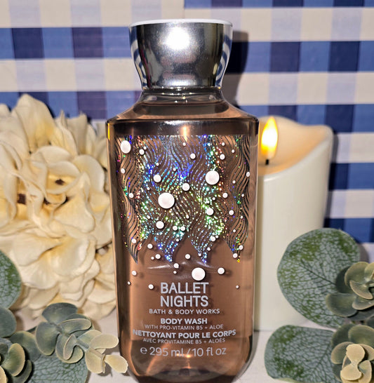 New Bath and Body Works Ballet Nights Body Wash, Shower Gel 10 fl oz