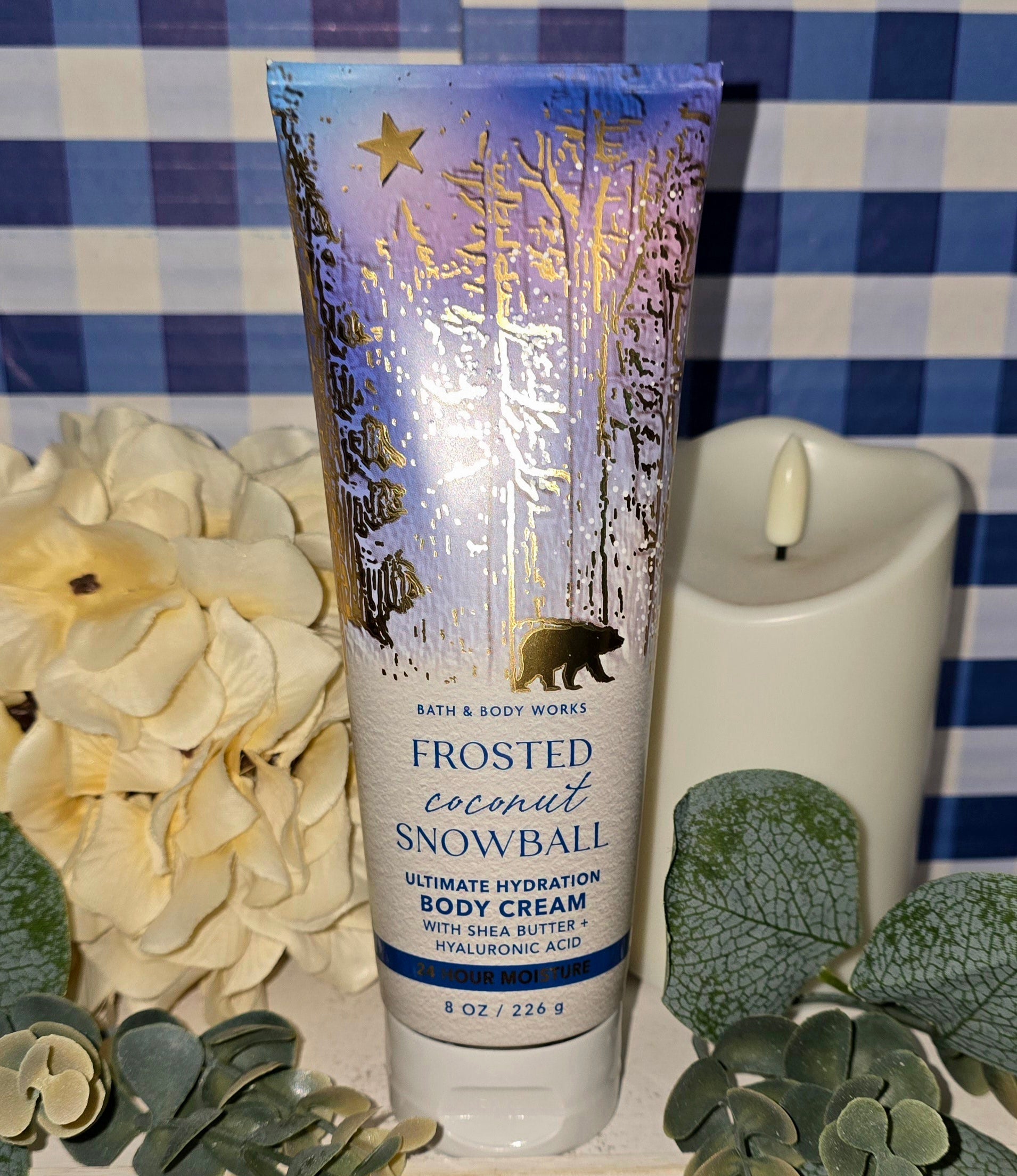 New Bath & Body Works Frosted Coconut Snowball Ultimate Hydration Body Cream 8 fl oz
