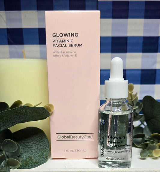 New GLOWING Vitamin C Facial Serum with Niacinamide, AHA's & Vitamin E