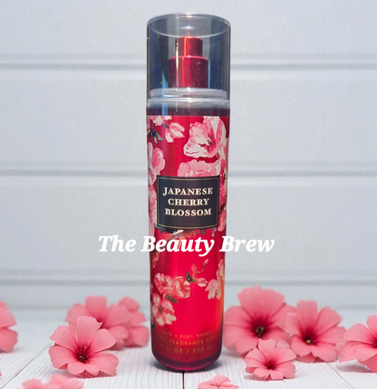 New Bath and Body Works Japanese Cherry Blossom Body Mist, Body Spray 