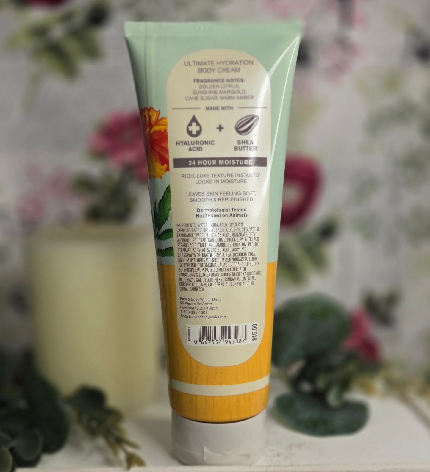 Marigold and Cane Sugar Ultimate Hydration Body Cream by Bath and Body Works