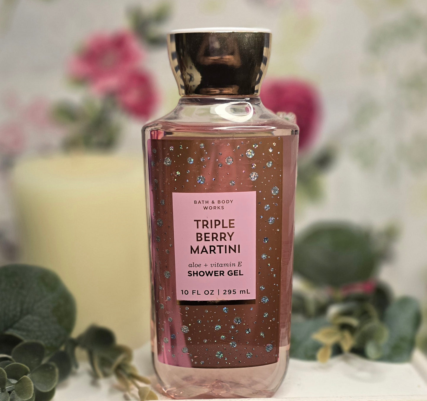 New Triple Berry Martini Aloe and Vitamin E Shower Gel, Body Wash 10 fl oz by Bath and Body Works 