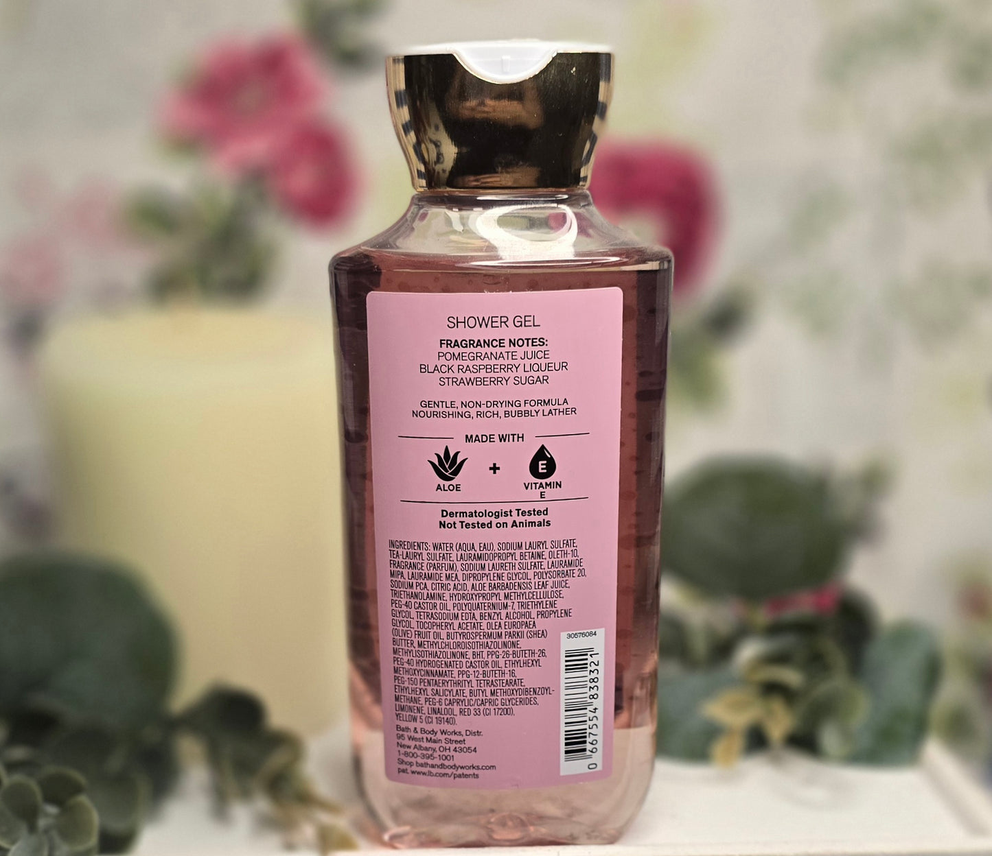 New Triple Berry Martini Aloe and Vitamin E Shower Gel, Body Wash 10 fl oz by Bath and Body Works