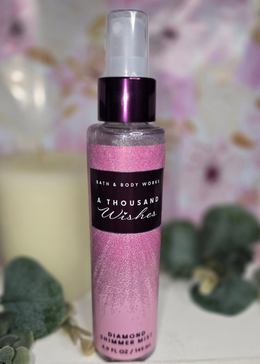 A Thousand Wishes Diamond Shimmer Body Mist, Body Spray by Bath and Body Works 4.9 fl oz