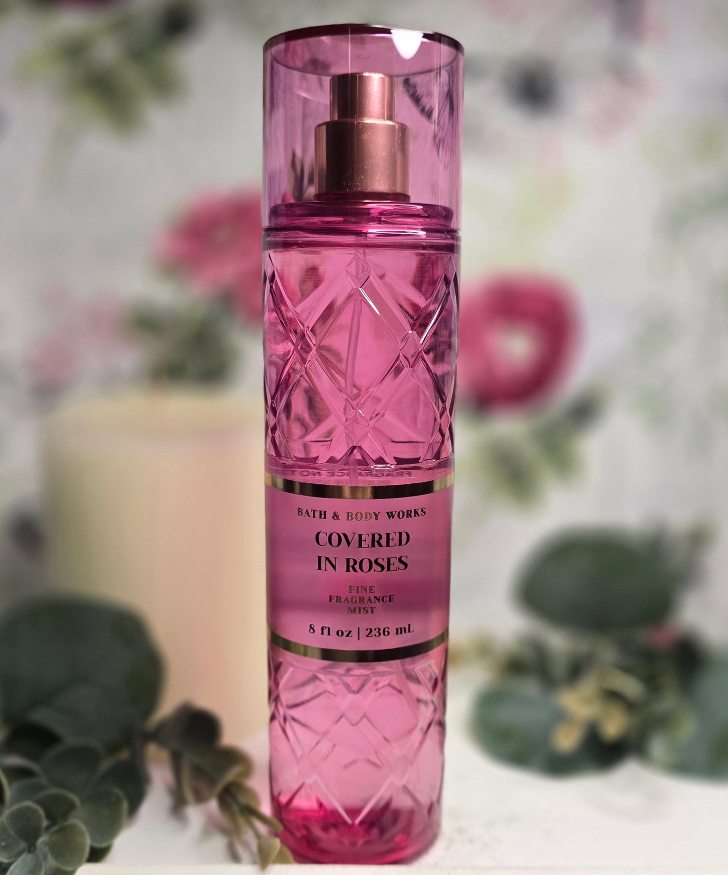 New COVERED IN ROSES Body Mist, Body Spray, Fine Fragrance Mist by Bath and Body Works 