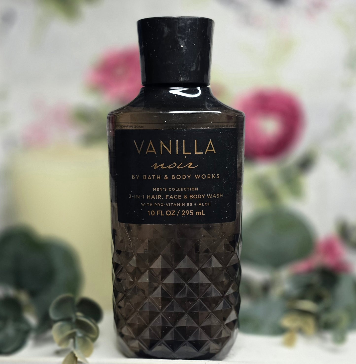 New Bath and Body Works Men's Collection Vanilla Noir 3-In-1 Hair, Face and Body Wash