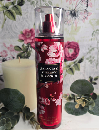 New Japanese Cherry Blossom Body Mist Body Spray by Bath and Body Works 8 fl oz