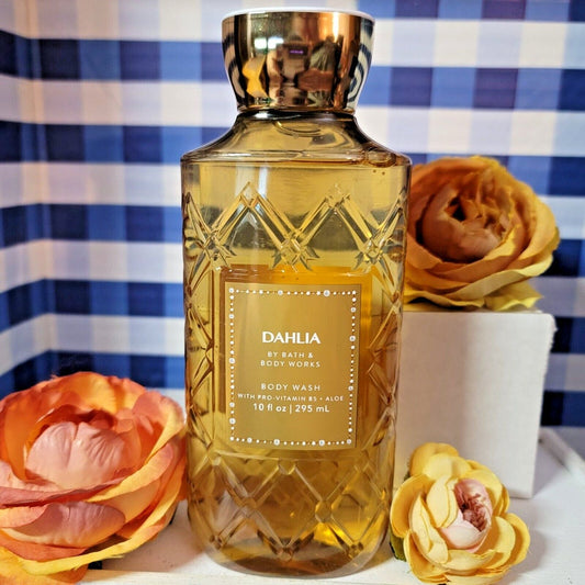 New Bath and Body Works Dahlia Aloe and Vitamin E Shower Gel 
