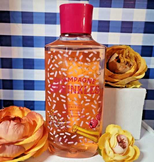 New Bath and Body Works Champagne Sprinkles Shower Gel.